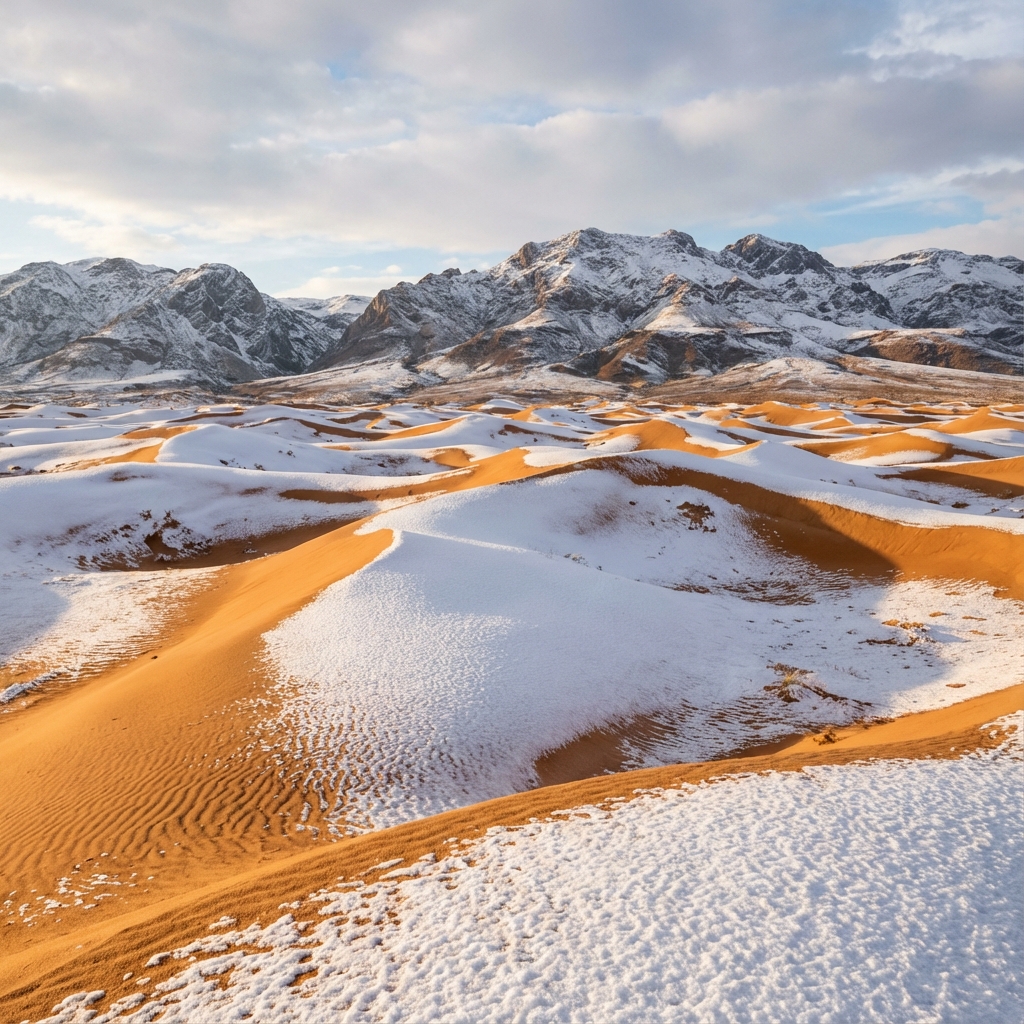 Aïn Sefra 2025 : Neige Sahara, Monts des Ksour